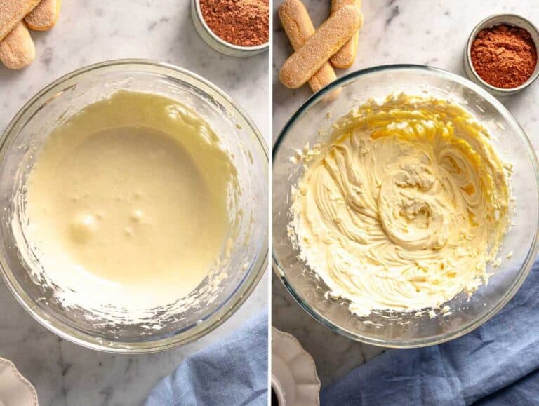 Tuorli montati e mascarpone.