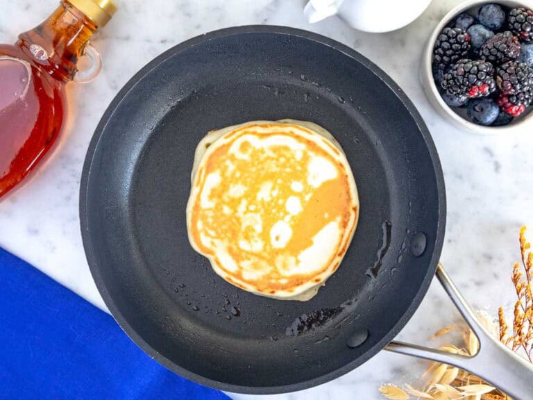 Pancake dopo la cottura in padella.