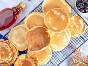 I pancake pronti per servire.