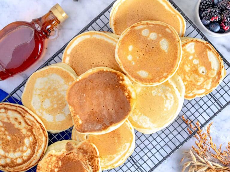 I pancake pronti per servire.